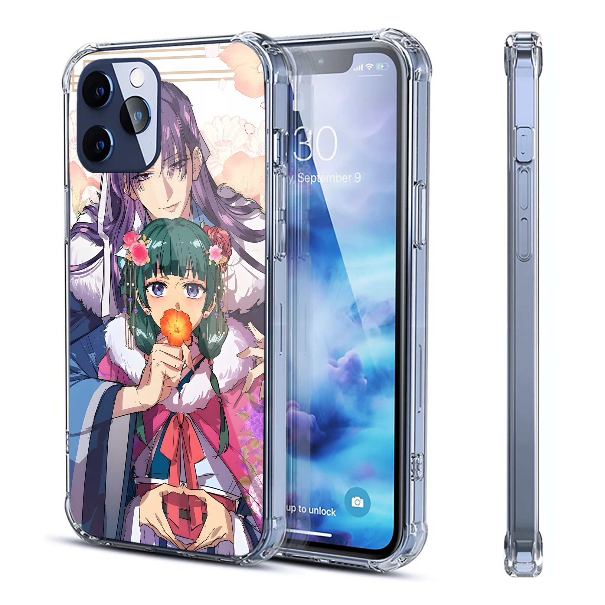 （画像用） 薬屋のひとりごと The Apothecary Diaries 【iPhone 12シリーズ対応】透明スマホケース（クリアソフトケース）